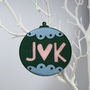 Personalised Couples Christmas Bauble, thumbnail 1 of 10