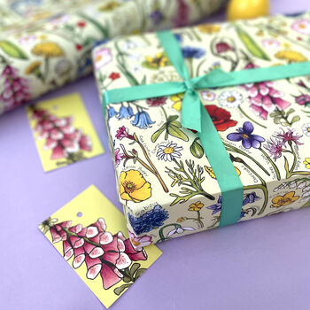 Wildflowers Of Britain Wrapping Paper, 10 of 11