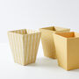 Yellow Collection Luxury Waste Paper Bin, thumbnail 1 of 6
