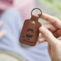 Personalised Leather Keyring With Childs Drawing, thumbnail 2 of 9