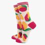 Tropical Fruit Colourful Bamboo Socks Gift Box, thumbnail 2 of 4