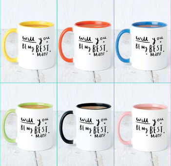 'Will You Be My Best Man' Mug, 2 of 7