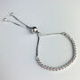 Sterling Silver Crystal Bracelet, thumbnail 1 of 4