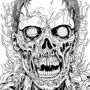 A Horror Colouring Book For Adults, thumbnail 8 of 9