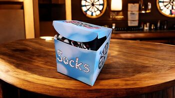 Dartboard Socks Gift Set – Handcrafted Box Gift And Tag, 7 of 10