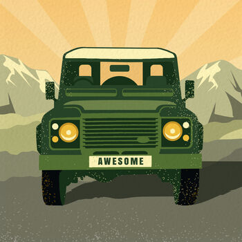 Land Rover Birthday Card For A Total Legend, 3 of 3