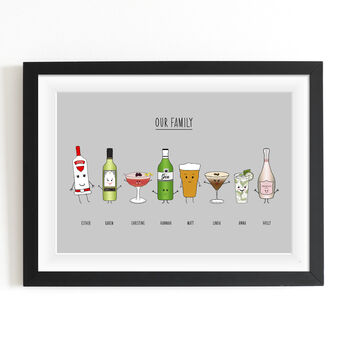 Personalised Family Print, 2 of 12