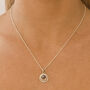 Infinity Protection Labradorite Silver Pendant Necklace, thumbnail 2 of 10