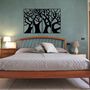 Modern Four Panel Wooden Tree Wall Art Home Room Decor, thumbnail 7 of 9
