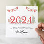 Personalised Year Baby Boy 1st Christmas Card, thumbnail 1 of 3