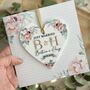 Personalised Wedding Card With Detachable Heart, thumbnail 1 of 3