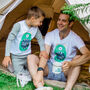 Personalised Monster Daddy And Me Matching Pyjamas Set, thumbnail 1 of 11