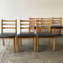 Six Mid Century Dining Chairs By Schreiber Furniture, thumbnail 2 of 10