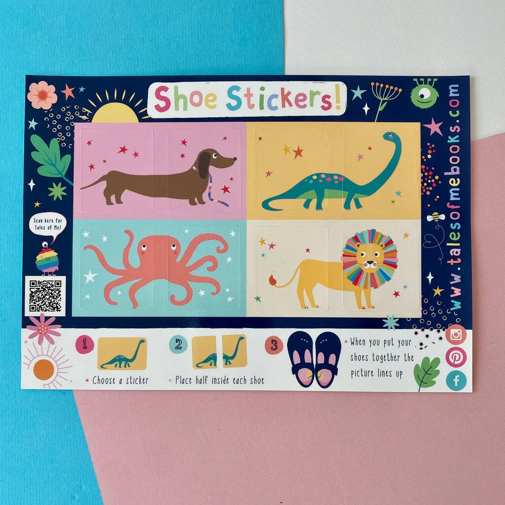 Shoe Stickers By Tales of Me Books