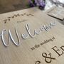 Personalised Wedding Wooden Sign Bundle, thumbnail 5 of 7