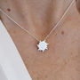 Personalised Initial Sun Necklace, thumbnail 1 of 4