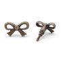 Vintage Ribbon Bow Brass Cabinet Knob, thumbnail 1 of 8