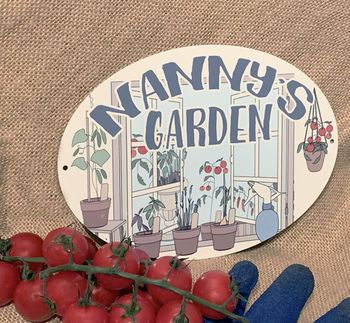 Personalised Metal Sign For Gardener And Greenhouse, 4 of 4