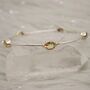 Citrine Sterling Silver Bangle Bracelet, thumbnail 2 of 6