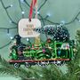Personalised Christmas Express Train Bauble, thumbnail 2 of 3