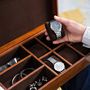 Mens Personalised Leather Watch And Jewellery Box, thumbnail 2 of 12