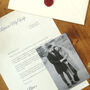 A Letter To My Wife On Our Wedding Day Personalised Keepsake, thumbnail 12 of 12