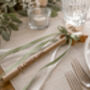 Personalised Chunky Wooden Wand With Ribbon, thumbnail 2 of 5