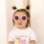 First Birthday Embroidered Lemon Personalised T Shirt, thumbnail 3 of 6