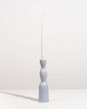 Tall Wave Candleholder Lilac, 4 of 6