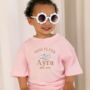 Mini Flyer/ First Time Flyer Personalised Embroidered Holiday Airport T Shirt And Shorts Set, thumbnail 1 of 9