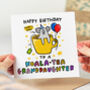 'Koala Tea Granddaughter' Birthday Card, thumbnail 1 of 2