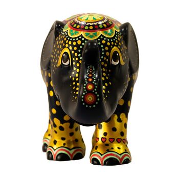 Happy Bindi 10cm Limited Hand Decorated Elephant Statue, 2 of 9