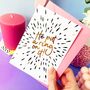 He Put A Ring On It Engagement Congratulations Card, thumbnail 4 of 6