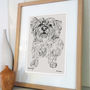 Personalised Pet Line Drawing, thumbnail 3 of 12