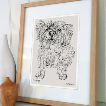 Personalised Pet Line Drawing, 3 of 12