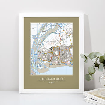 Favourite UK Place Print Custom Made Map, 10 of 12