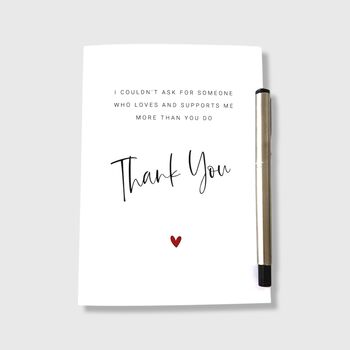 Thank You Card For Love And Support, 2 of 7