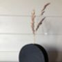 Minimalist Black Wooden Vase In English Ash, thumbnail 7 of 9