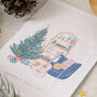 Set Of Three Cosy Christmas Scene Cards, thumbnail 9 of 9