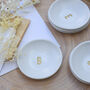 Hand Stamped Personalised Initial Trinket Dish, thumbnail 3 of 3