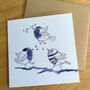 Watercolour Robins Days Of Christmas Cards, thumbnail 3 of 7