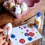 Easter Eggs Craft Kit With Pressed Flowers, thumbnail 2 of 8