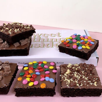 Chocolate Lovers Mixed Letterbox Brownies, 2 of 2