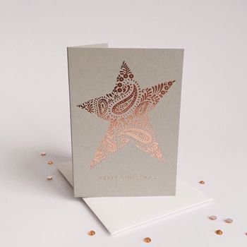 Christmas Star Mini Charity Card Six Pack, 4 of 5