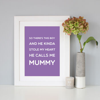 'Mummy' Gift Quote Print, 10 of 10