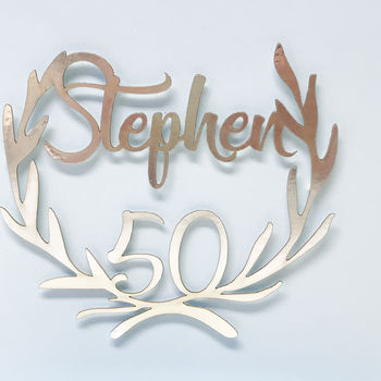 Personalised Papercut 50th Birthday Card, 6 of 12