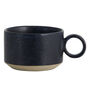 Polka Dot Or Navy Glazed Mug, thumbnail 5 of 6