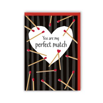 Valentines / Anniversary Card You're My Perfect Match, 2 of 3