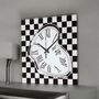 Optical Illusion Chequered Art Deco Wall Clock, thumbnail 6 of 6