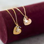 Personalised Sparkle Heart And Star Charm Necklace, thumbnail 5 of 9
